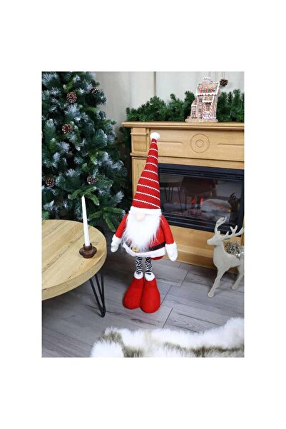 DacEnergy Decorative Christmas figurine, gnome type, made of polyester, sand and metal, stand...