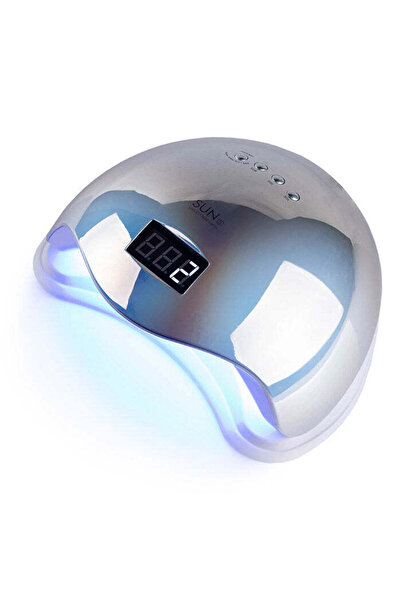 Cosmeticos Λάμπα LED UV SUN5 48w, οθόνη, καθρέφτης - Ασημί