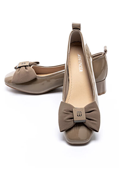 advancer Chunky Heel Shoes TP2610-3 Peach
