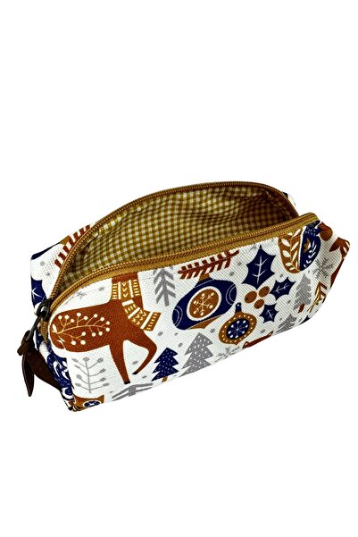 Uretti - Gamze 9546 9556 Handmade Makeup and Pen Organizer Bag