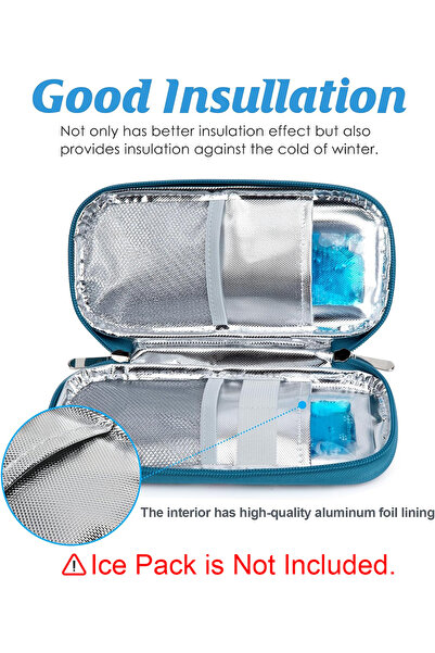DMYRDH Insulin Cooler Travel Case Diabetic Cooler Bag Insulin Cooling Bag for Insulin Pen Insulin Medicine