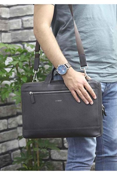 GUARD Brown Leather Special Production Laptop and Briefcase