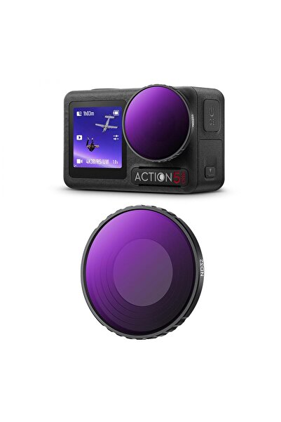 K&F CONCEPT DJI Osmo Action 4/5 Pro uyumlu ND-32 ( 5 Stop ) ND Filtre