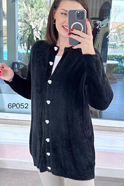 İnce Topuk Prive Series Long Knitwear Cardigan 6P052