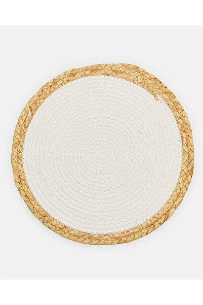 REDTAG مفرش طاولة دائري أبيض