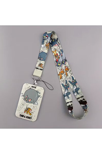 MAURA LIYUZA Tom ve Jerry Çizgi Film Karakterli Tasarım Kimlik / Yaka Kartı T...
