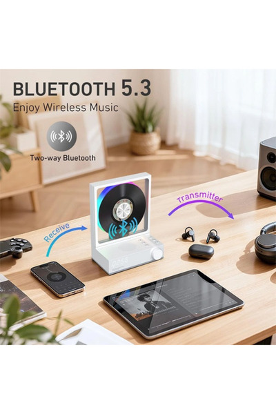 HOTT C229 Desktop Portable CD Player with Bluetooth