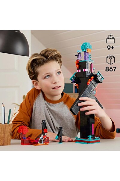 LEGO Minecraft The Enderman Tower 21279 - 2-in-1 Buildable Set