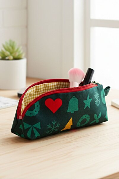 Uretti - حقيبة تنظيم أدوات التجميل والأقلام مصنوعة يدويًا من Gamze 9546 2263