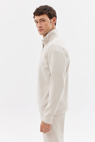 PAULMARK Men's Half Zip Sweat Top