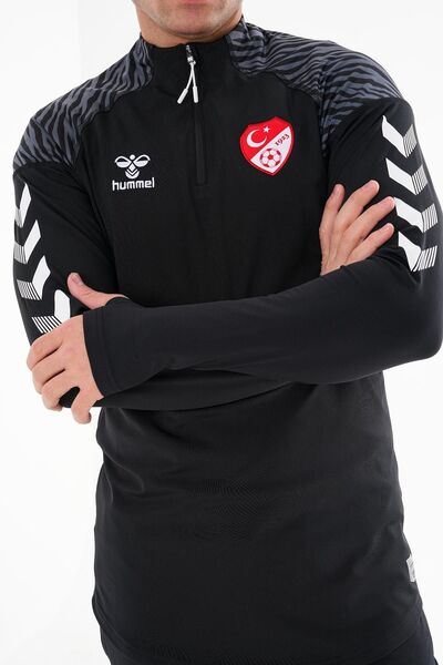 hummel Sweat TFF HAKEM ANTRENMAN EŞOFMAN ÜSTÜ SİYAH