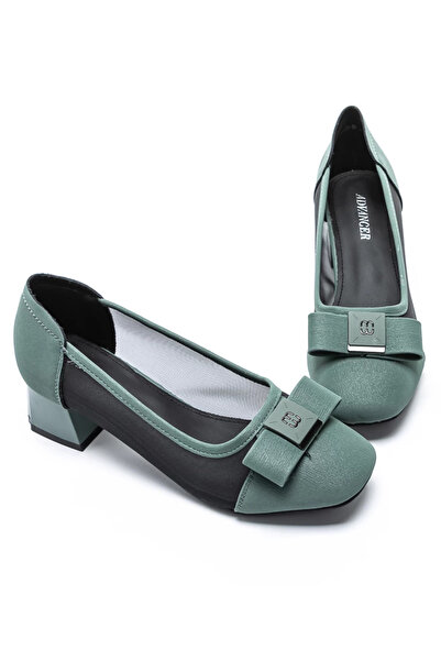 advancer Thick Heel Shoes TP508-30 Green