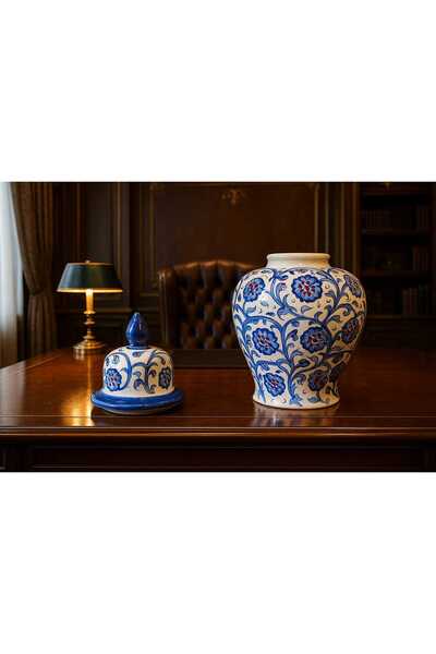 FMG GRUP Çini Desenli El yapımı Vazo