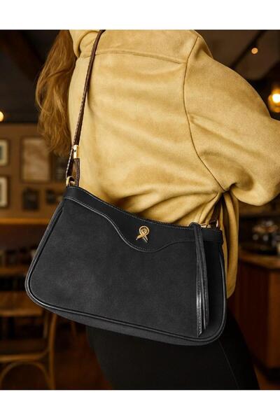 derrymore حقيبة كتف نسائية أنيقة من جلد الغزال