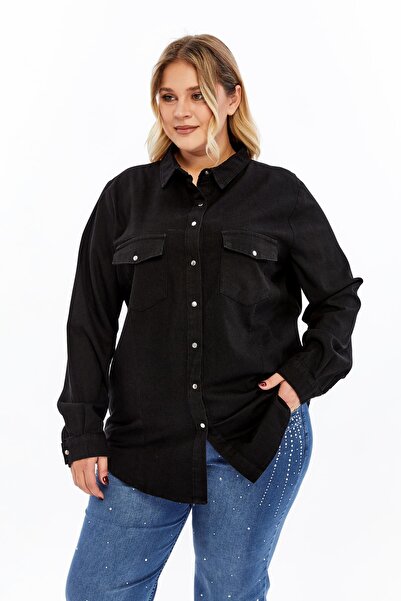 RMG Plus Size Shirt Black