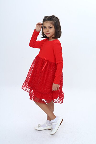 Toontoy Girl's Ruffled Tulle Dress