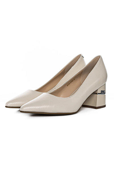 Jose Simon Pantofi cu Toc gros K5720-3748A Crem