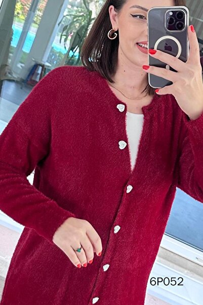 İnce Topuk Prive Series Long Knitwear Cardigan 6P052