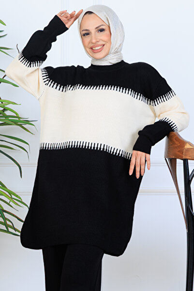 benguen Σετ πλεκτών ενδυμάτων N7060 Μαύρο