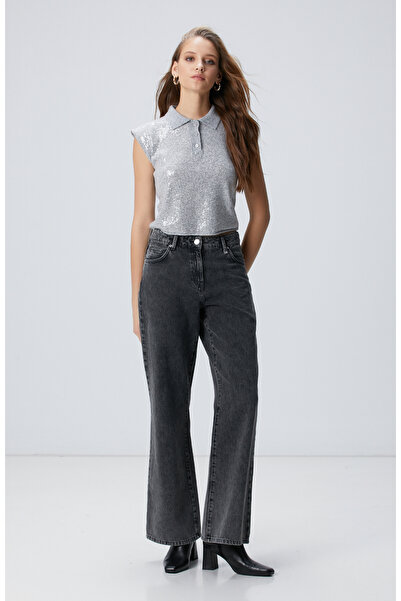 Network Antrasit Denim Pantolon