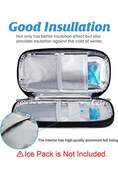 DMYRDH Insulin Cooler Travel Case Diabetic Cooler Bag Insulin Cooling Bag for Insulin Pen Insulin Medicine