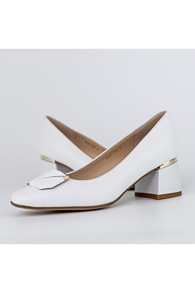 Jose Simon Pantofi cu Toc gros K4365-3786B Alb