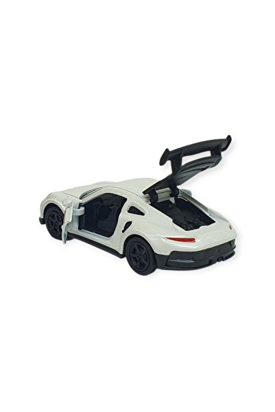 Vardem Pull and Drop Metal Small Cars 8 cm - 6411A-7 - White