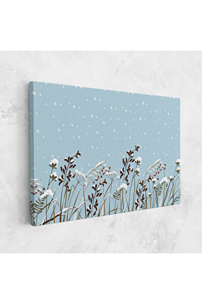 Arthub Canvas Painting, Bedroom And Living Room, Landscapes, Snow Plants