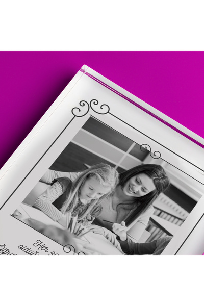 Hediyesepeti Teacher Gift for Husband Photo Printed Acrylic Frame