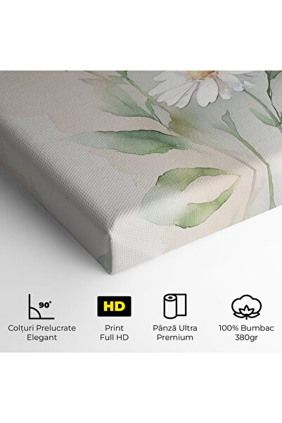 Arthub Canvas Painting, Bedroom And Living Room, Flowers, Painted Pretty Daisy
