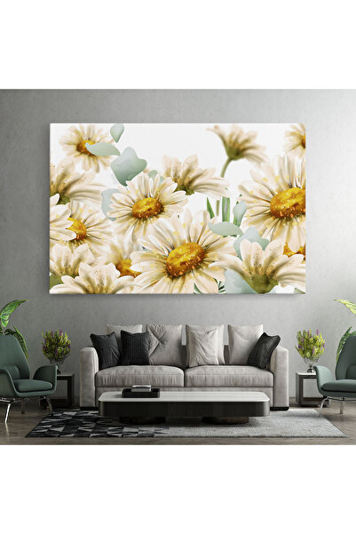 Arthub Canvas Painting, Bedroom And Living Room, Flowers, Beautiful Daisy Art