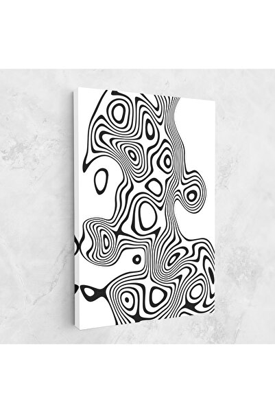 Arthub Canvas Painting, Bedroom And Living Room, Modern, Abstract Line Grey Black