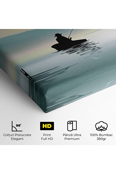 Arthub Canvas Painting, Bedroom And Living Room, Landscapes, Fishman Lake View