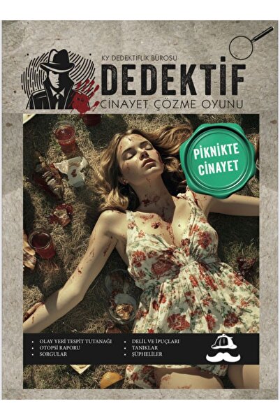 nihal yayıncılık DEDEKTİF OYUNU - PİKNİKTE CİNAYET-KY-