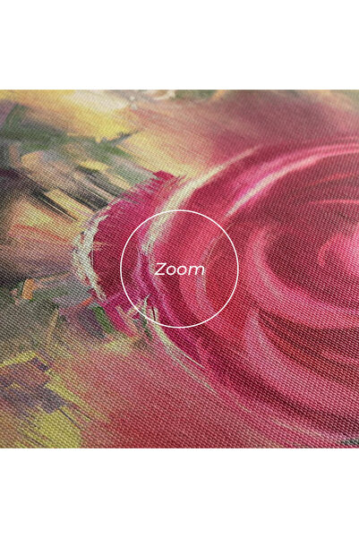 Arthub Canvas Painting, Bedroom And Living Room, Flowers, Pink Rose Painting