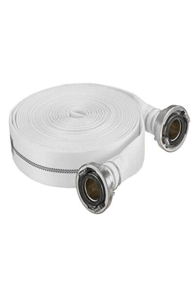 OLEG Furtun apa pompieri 30 m 2" cu conectori ALB