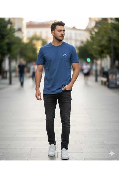 Dika erkek sıfır yaka tişört