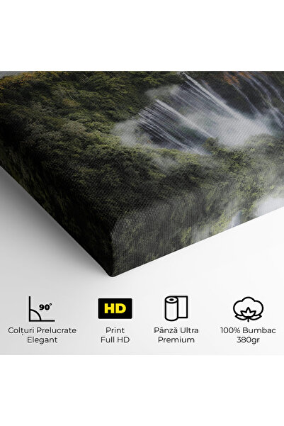 Arthub Canvas Painting, Bedroom And Living Room, Landscapes, Vulcano Waterfall