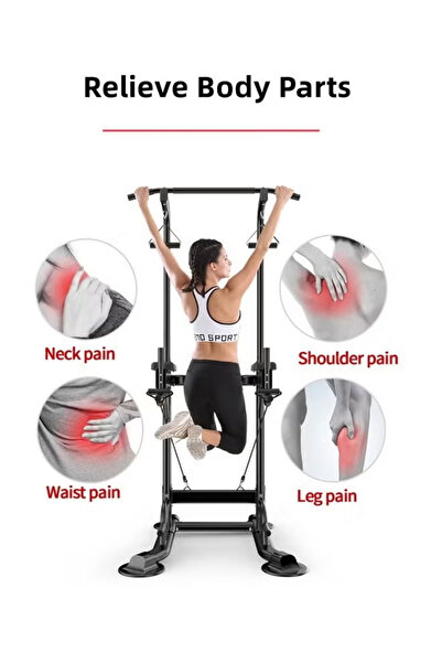 ULHYC Multi-Function Exercise Equipment 10 Levels Adjustable Height, Strength Fitness Squat Rack