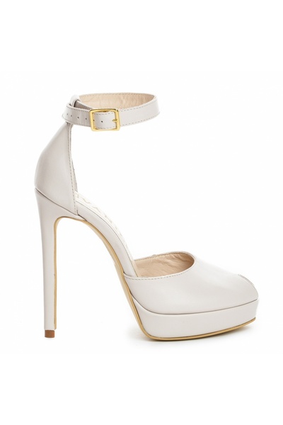 Vanilla Days Beijing Stiletto Sandals, Leather, Cream, 13 cm Heel