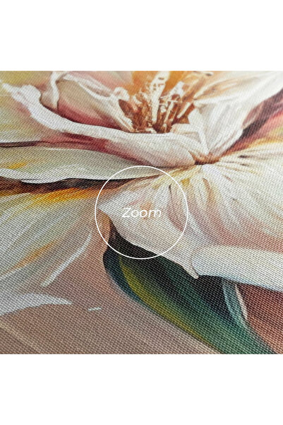 Arthub Canvas Painting, Bedroom And Living Room, Flowers, Abstract Lily Painting