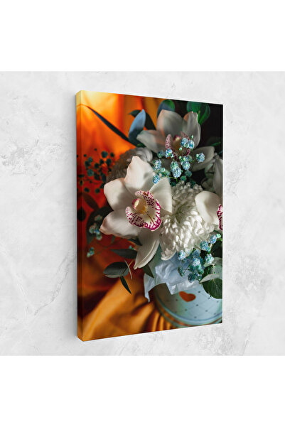 Arthub Canvas Painting, Bedroom And Living Room, Flowers, Orchid In Vase