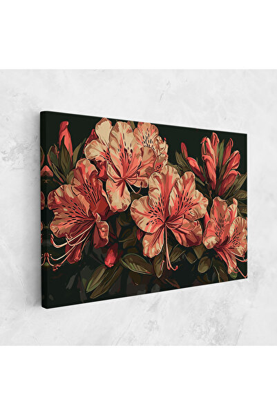 Arthub Canvas Painting, Bedroom And Living Room, Flowers, Cream Exotic Art