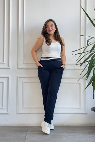 Yağmur Butik Φούτερ με σκισίματα στα πόδια