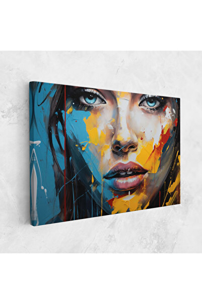 Arthub Tablou Canvas, Dormitor Si Living, Femei, Woman Abstract Lips