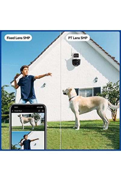 Imou 3K Outdoor Camera 10MP Security Camera 3K& 3K Wireless Camera, Dual-Lens Camera Outdoor