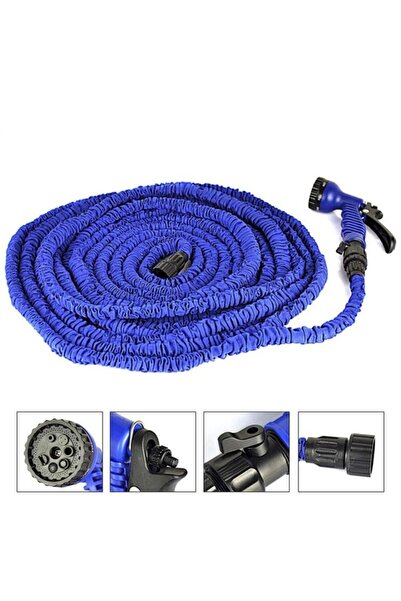 MANDU MAGIC HOSE BLUE Crepe Expandable Hose 30m