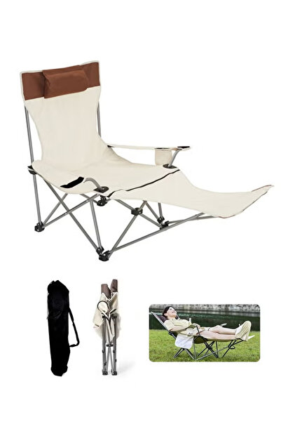 ULHYC Portable Beach Camping Chair Outdoor Lightweight Moon Fishing Picnic Chair With Storage Bag（2 packs）