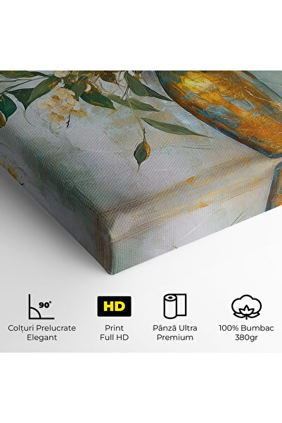 Arthub Canvas Painting, Bedroom And Living Room, Flowers, Abstract Vase Art