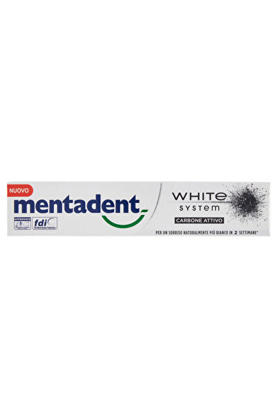 Mentadent White System Carbone 75ml